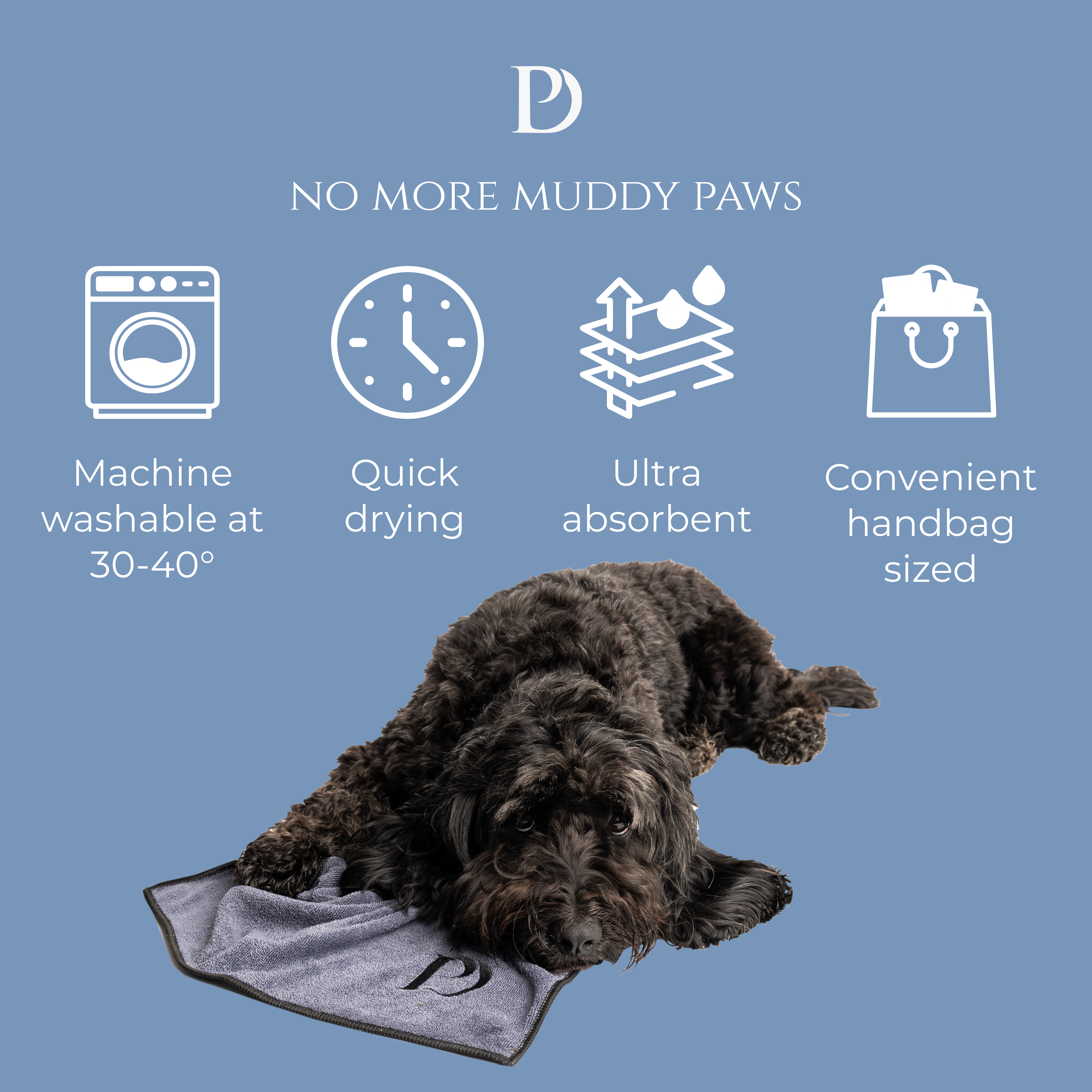 Luxury Dog Paw Towels