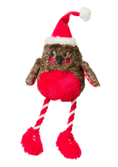Christmas Rocking Robin Thrower Dog Toy