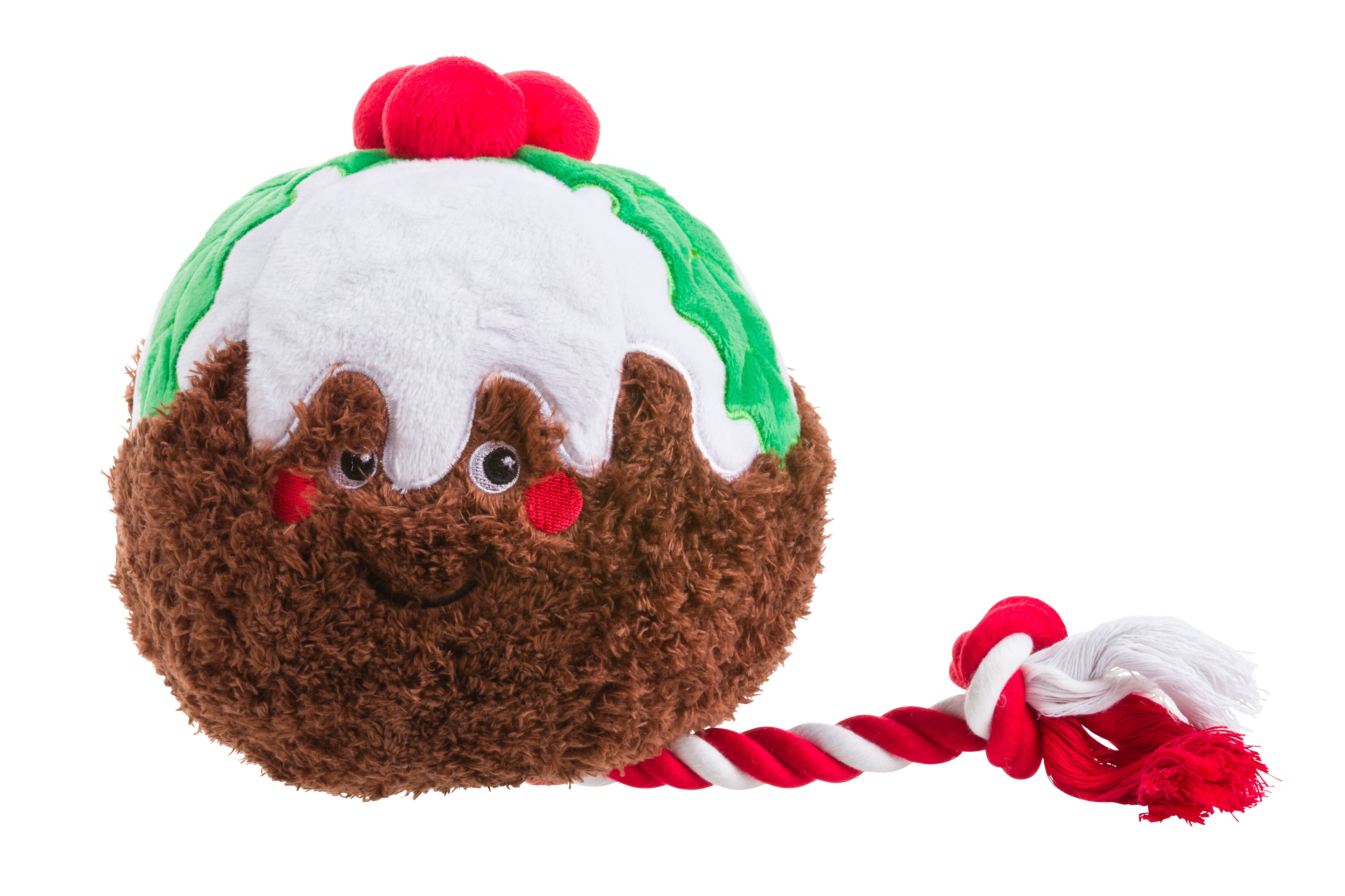 Christmas Pudding Rope Dog Toy - Pawdaw of London