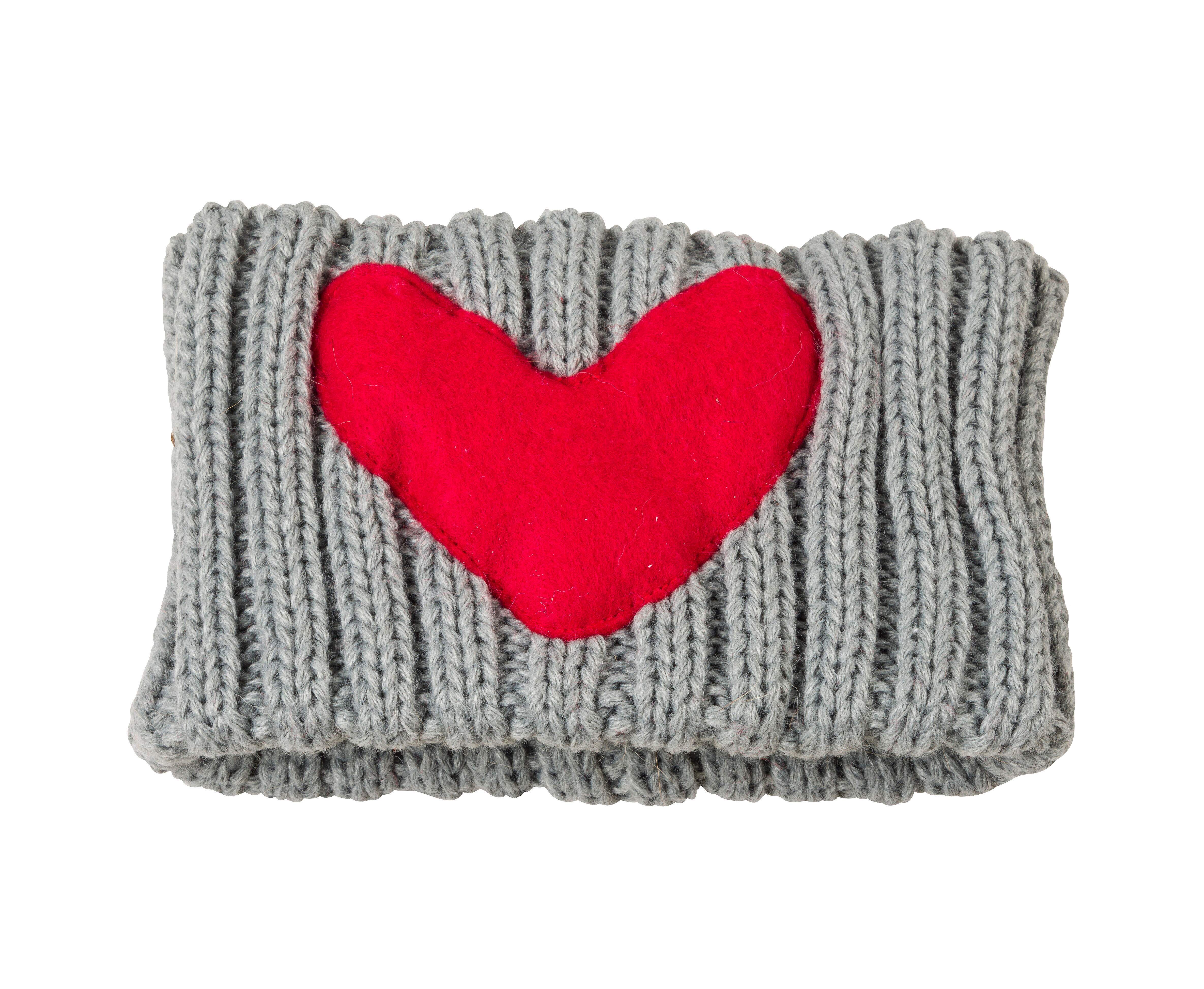 Cosy Heart Dog Snood - Pawdaw of London